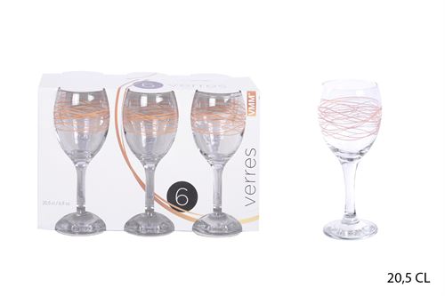 VERRLI041 COPOS PK6 LINHA OURO 20,5CL