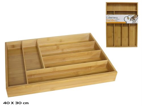 883412 PORTA TALHERES BAMBU