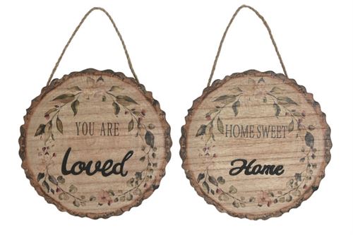 LD-218774 DECORAÇAO DE PENDURAR MDF 20X1X27 TRONCO 2 MOD.