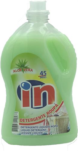 IN  DETERGENTE ROUPA ALOE-VERA 45D