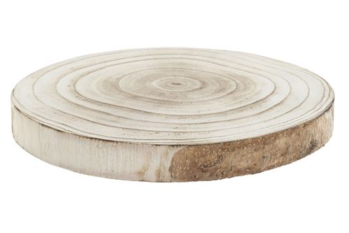 BD-189140 CENTRO MESA PAULOWNIA 20X20X2,5 NATURAL