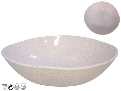 83619 SALADEIRA GRES ROSA 26CM