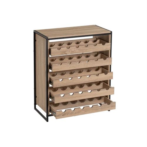 804136 PRATELEIRA PARA GARRAFAS URBAN PB-METAL 75 X 40 X 90 CM