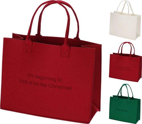 C87000210 MALA FELTRO NATAL SORT 44X34CM