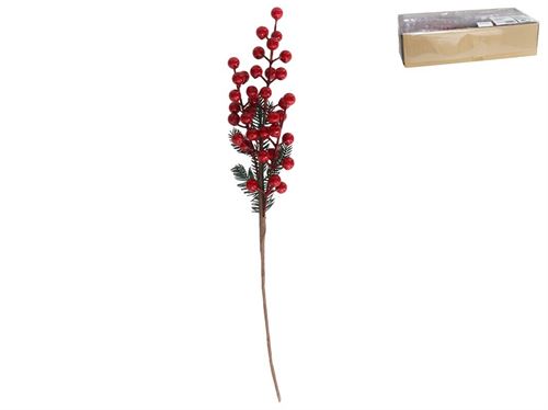 7269 HASTE BAGAS VERMELHAS 43CM