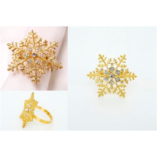 P133891328 CJ.ARGOLAS NATAL P/GUARDANAPOS (4pcs) 3.9x4.9x5.5cm