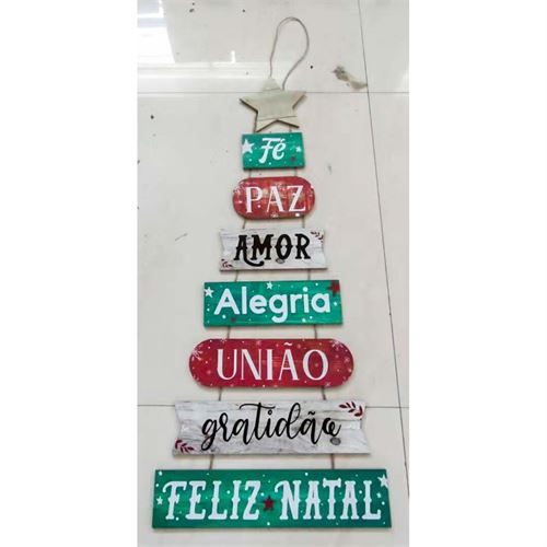 BD-74627 PLACA PAREDE MDF NATAL 45.5X88