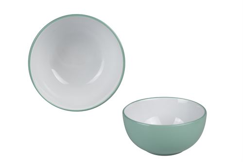ASSIMA030 PRATO FUNDO MALAGA TURQUESA 16CM GRES