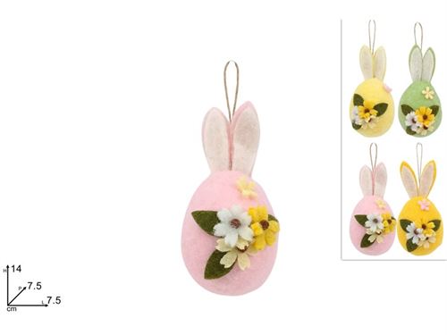 423166 COELHO PENDURAR 14CM SORT