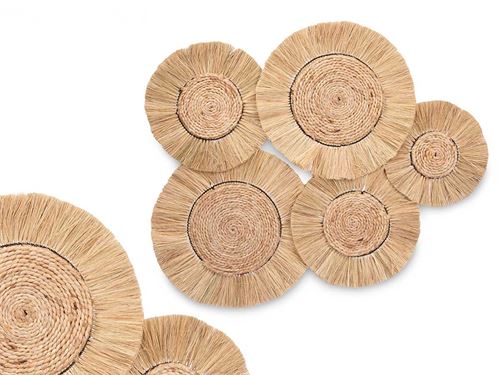 81496 DECORAÇÃO PAREDE FIBRA 94X3X74CM