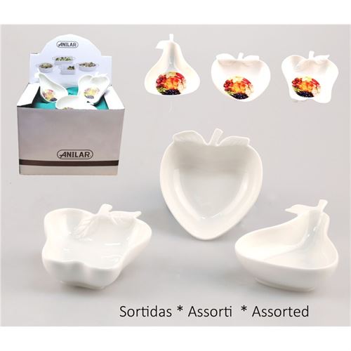S0050 PRATO APERITIVO CERAMICA 3 MODELOS