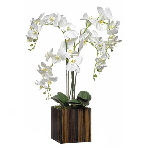 ORQUIDEA 4 CAULES MDF/FERRO 20X80CM