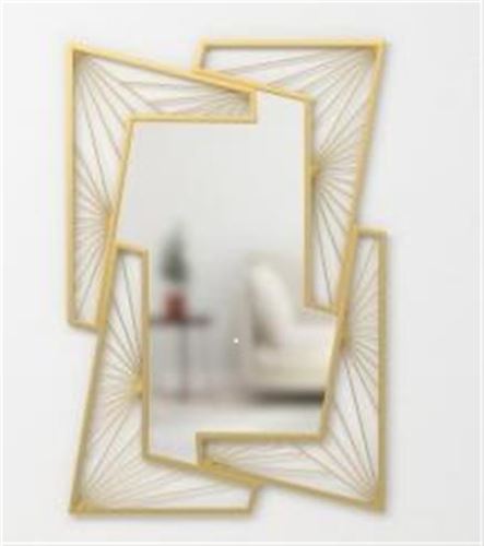 137332893 ESPELHO METAL DOURADO 66x2.5x98 cm