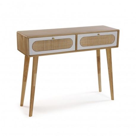 22100025 CONSOLA 2 GAVETAS MDF VEGA 100X30X78CM