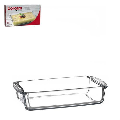 59864 TABULEIRO VIDRO RECTANGULAR BORCAM 28,5CM