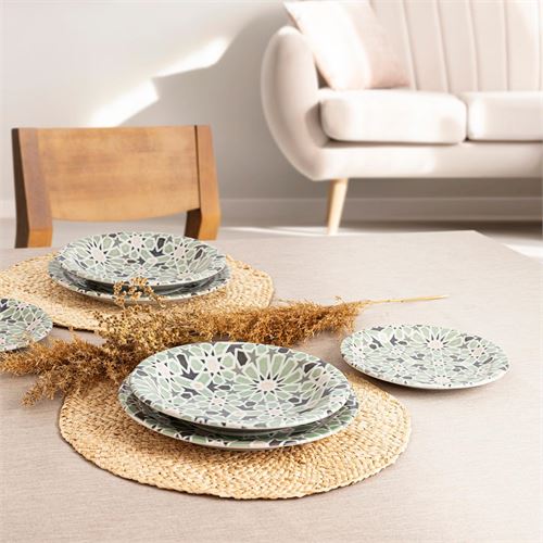 5424958 SERVIÇO PRATOS CERAMICA 18PÇS ASTRO QUID
