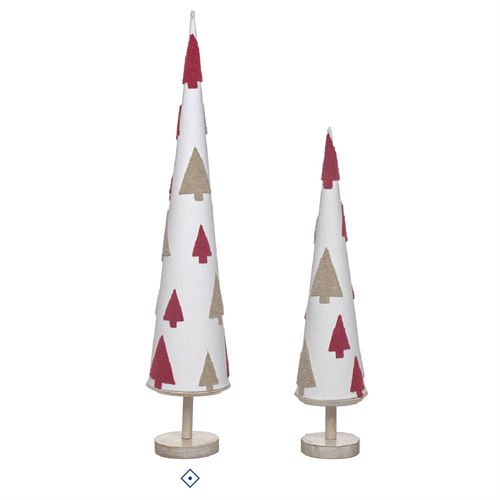 81682 NATAL - ÁRVORE EM TECIDO E MADEIRA C 12,00 L 12,00 A 80,00