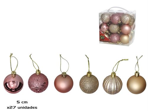 7543 BOLAS NATAL OURO SRT CX 27