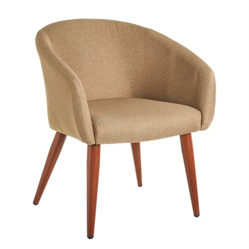 803183 POLTRONA FAUX LINEN MORLA MILHO 60X58X77