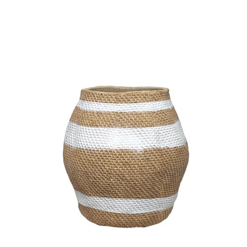45256 VASO CIMENTO CESTO PALHA C 39,00 L 39,00 A 41,00