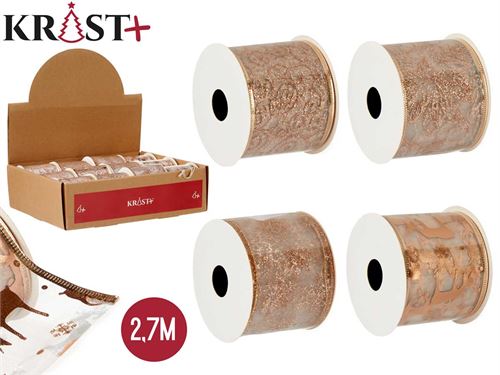 89034 FITA 2,7CM BRONZE 4SORTIDAS