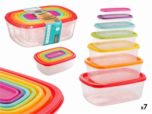 12858 CAIXA PLASTICA SET7 120,250,450,800,1250,2100 E 3400ML