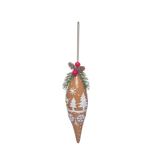 81870 NATAL - PENDENTE GINGERBREAD 23CM