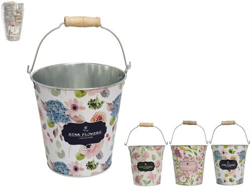 97812 BALDE MTL CAMELIA 14X14CM