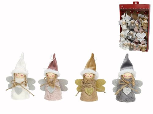 002422 PINGENTE ANJO LAÇO 14CM 4SORTIDOS