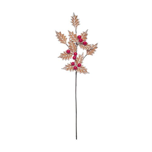 81874 NATAL - HASTE AZEVINHO GINGERBREAD 48CM