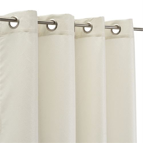 806651 CORTINA JACQUARD _amp_ FIBRA BRILHANTE 140 X 260 CM