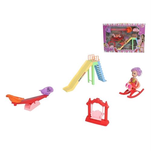 125565 BRINQUEDO BONECA COM ACESSORIOS 35X7X25CM
