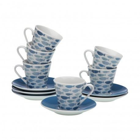 CHAVENA CAFE CERAMICA C/P SET6