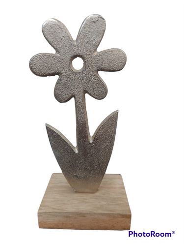 A98801030 FLOR ALUMINIO C/BASE