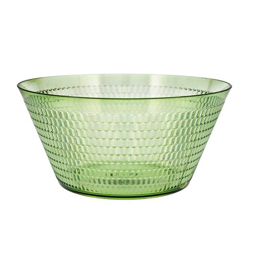 5424866 SALADEIRA ACRILICO VERDE 25X13CM