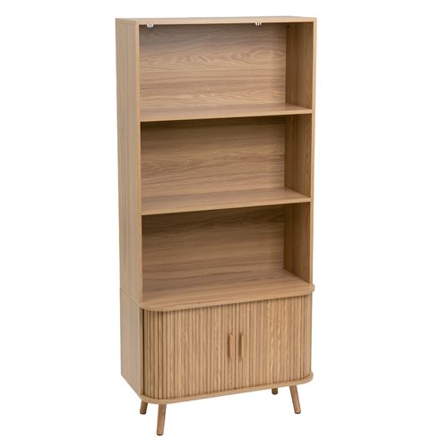806673 ESTANTES 3 PRATELEIRAS E 2 PORTAS ELIA 80 X 40 X 172 CM