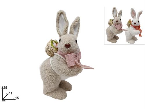30297 COELHO PASCOA DECORATIVO 23CM