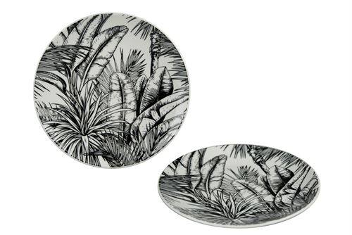 ASSIJU012 PRATO SOBREMESA CERAMICA 19CM