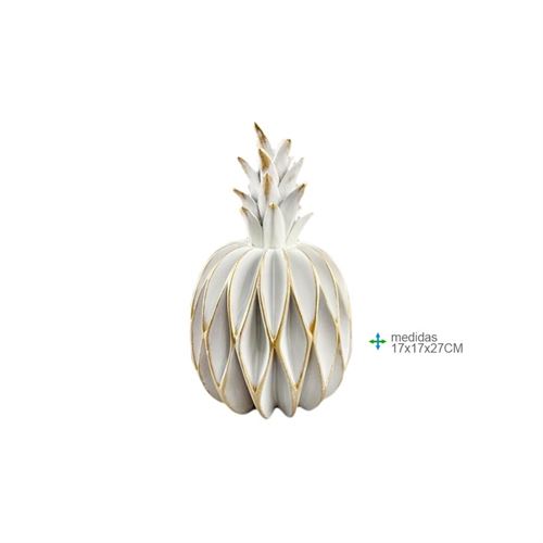AR-76150 ABACAXI RESINA 17x17x27cm