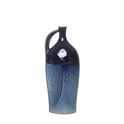 ANFORA CERAMICA AZUL C 15,50 L 13,00 A 38,50