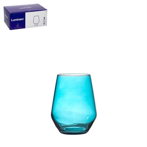 COPO LUMINARC VITA AQUA 40 CLS X6