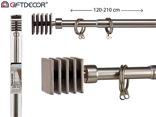 37048 VARAO INOX 120-210CM