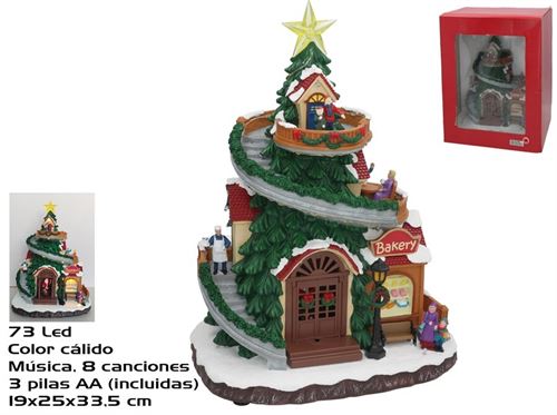 692463 CENA LED COM MUSICA 25X19X33,5CM