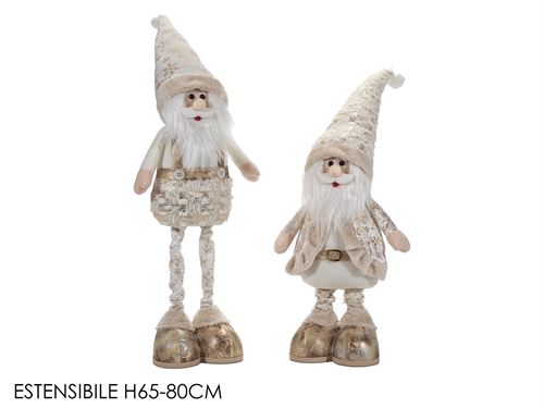 442102 PAI NATAL EXT 65/80CM BRANCO/OURO