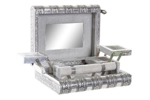 JO-195087 JOALHEIRO MADEIRA ALUMINIO 23X19X7,5 ARVORE DA VIDA