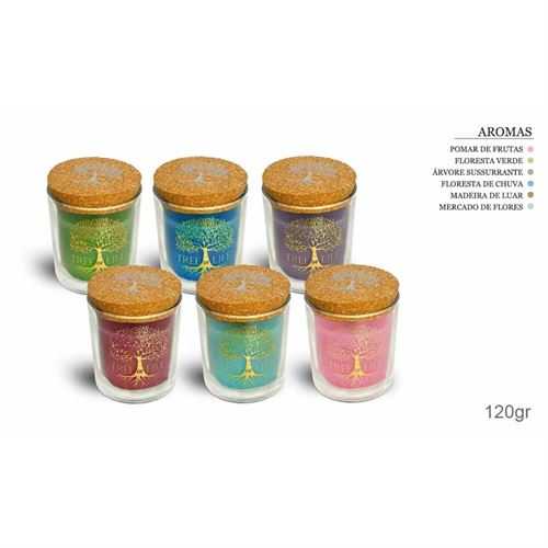 VELA ARVORE DA VIDA 120GR 6AROMAS