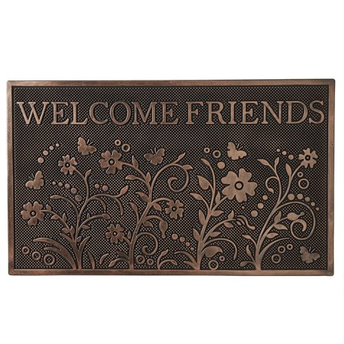 TAPETE BORRACHA EELCOME FRIENDS 75X45X1,5CM