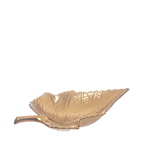 28978 TAÇA CERAMICA FOLHA  C 28,00 L 19,00 A 5,00