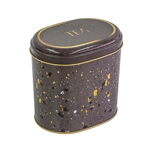 13324656 CAIXA METAL OVAL MOCA 14X12X13CM 1.7 L