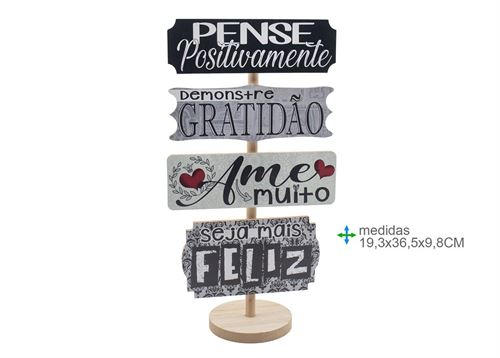 BD-78602 PLACA MESA MDF 19,3X9,8X36,5CM